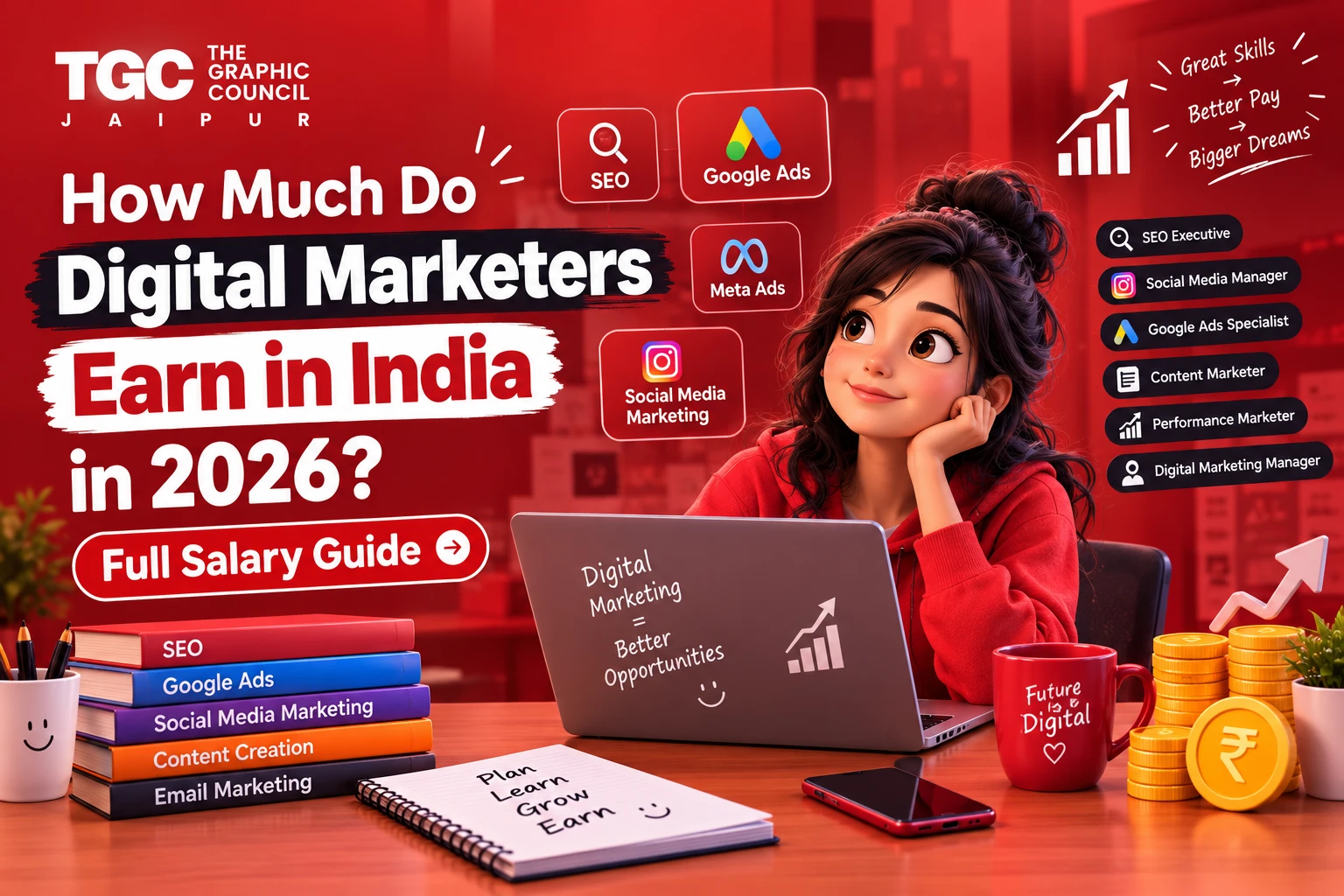 How Much Do Digital Marketers Earn in India in 2026? Full Salary Guide